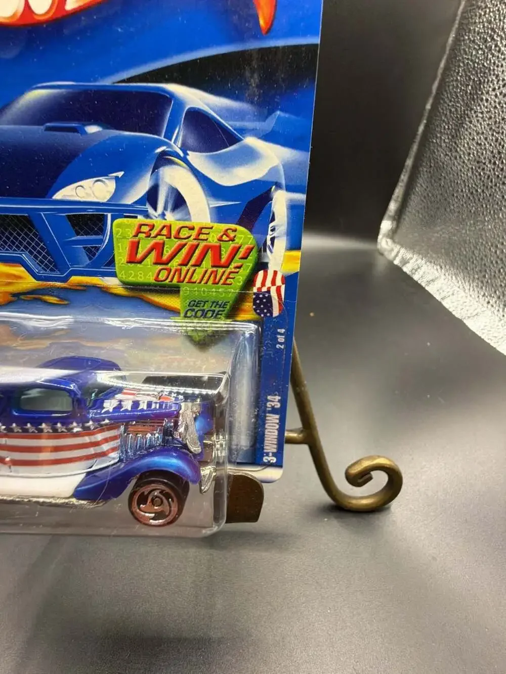 2002 Hot Wheels 3-Window '34 Star-Spangled Series Collector No. 080